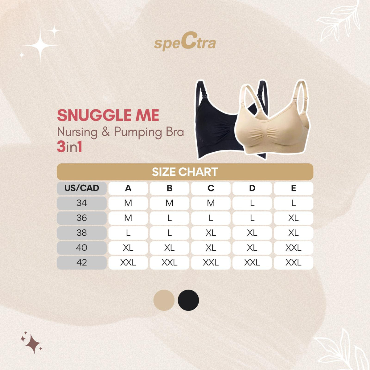 Snuggle Me Everyday Maternity, Nursing and Pumping Bra - 3 in 1 (Pack of 2)