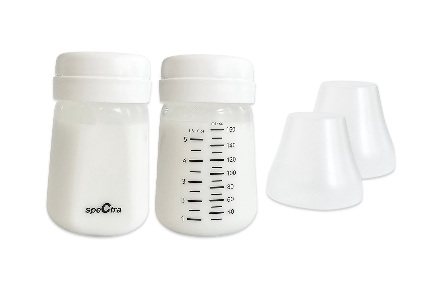 Wide Neck Bottles, Compatible With Spectra Breast Pumps