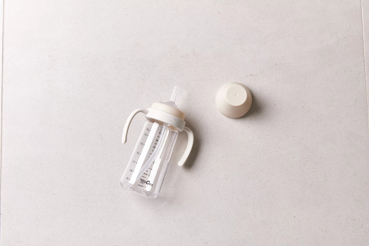 Spectra Leak Proof Straw Bottle - PA Baby Bottle Cream Ivory 260 ML