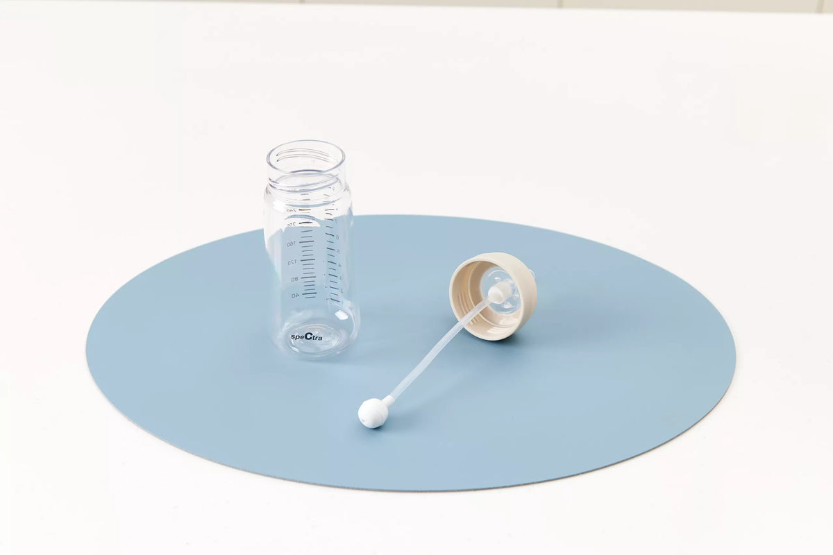 Spectra Leak Proof Straw Bottle - PA Baby Bottle Cream Mint 260 ML