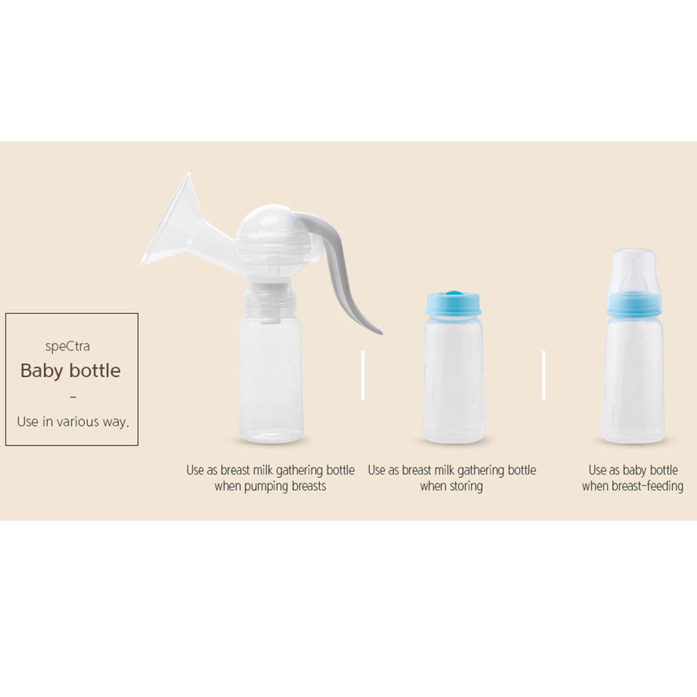 Spectra Baby USA - Handy Plus Manual Portable Breast Pump With
