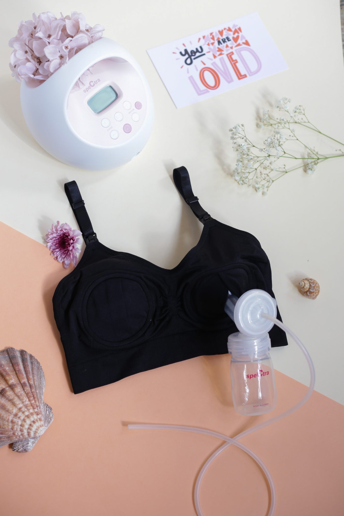 Hands Free Pumping and Nursing Bra, Secure Fit
