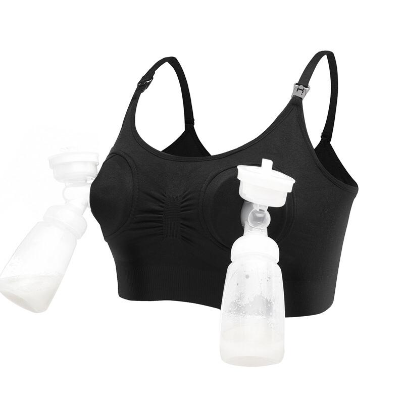 Pumping Bra, Hands Free Pumping Bras for Women 2 Pack Supportive  Comfortable All Day Wear Pumping and Nursing Bra in One Holding Breast Pump  for Spectra S2, Bellababy, Medela, etc(XX-Large) 