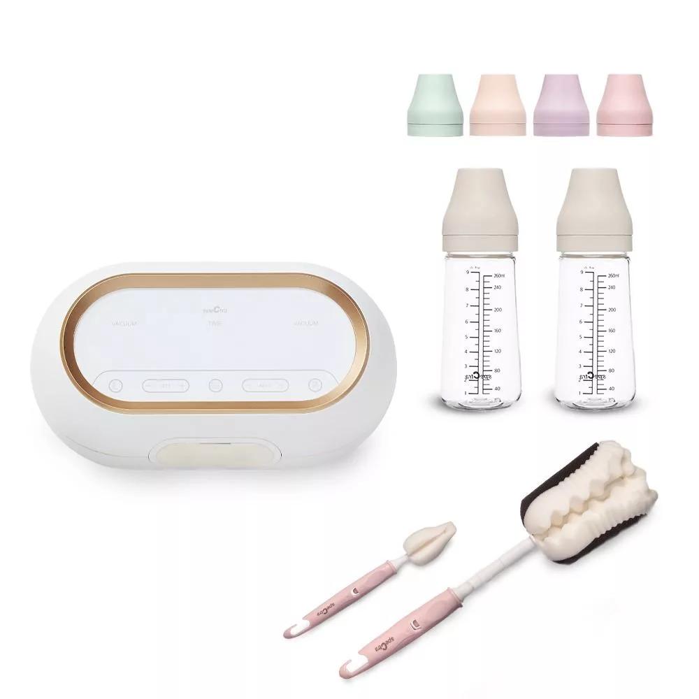 Spectra Dual Compact + Feeding Set with Cleaning Brush
