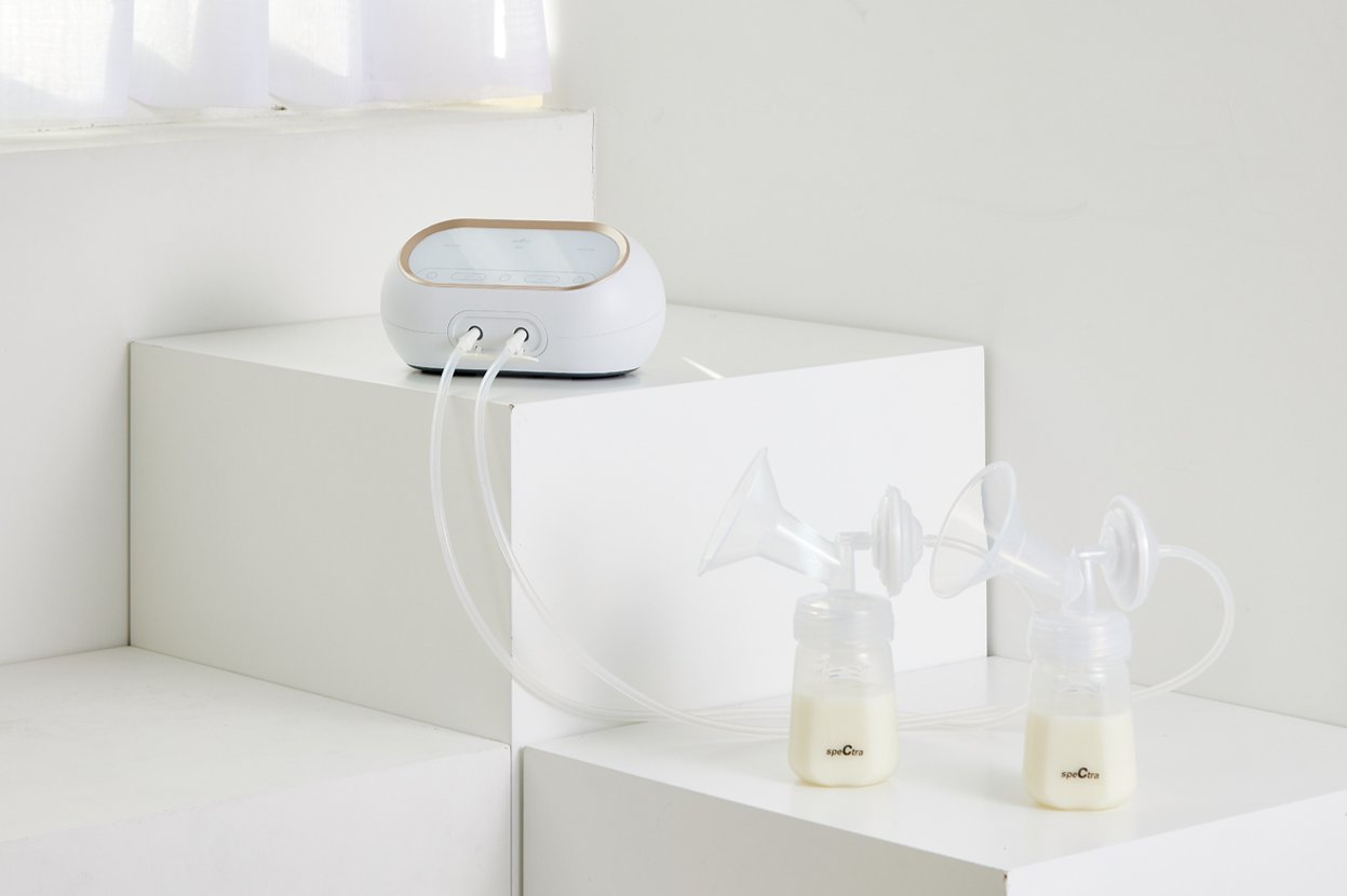 【NEW】SPECTRA Dual Compact Rechargeable Double Breast Pump with Dual Motors