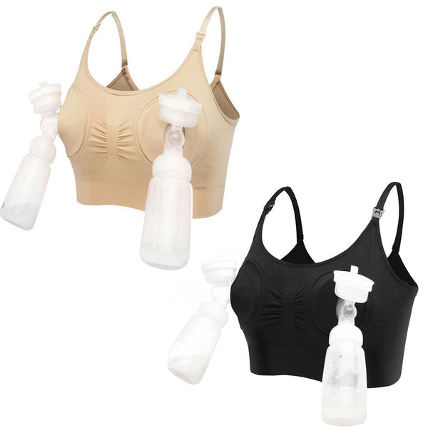 Hands-free Double Pumping Bra for Spectra, Medela and Hegen (Size